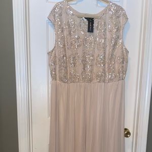 Formal sleeveless floor length dress